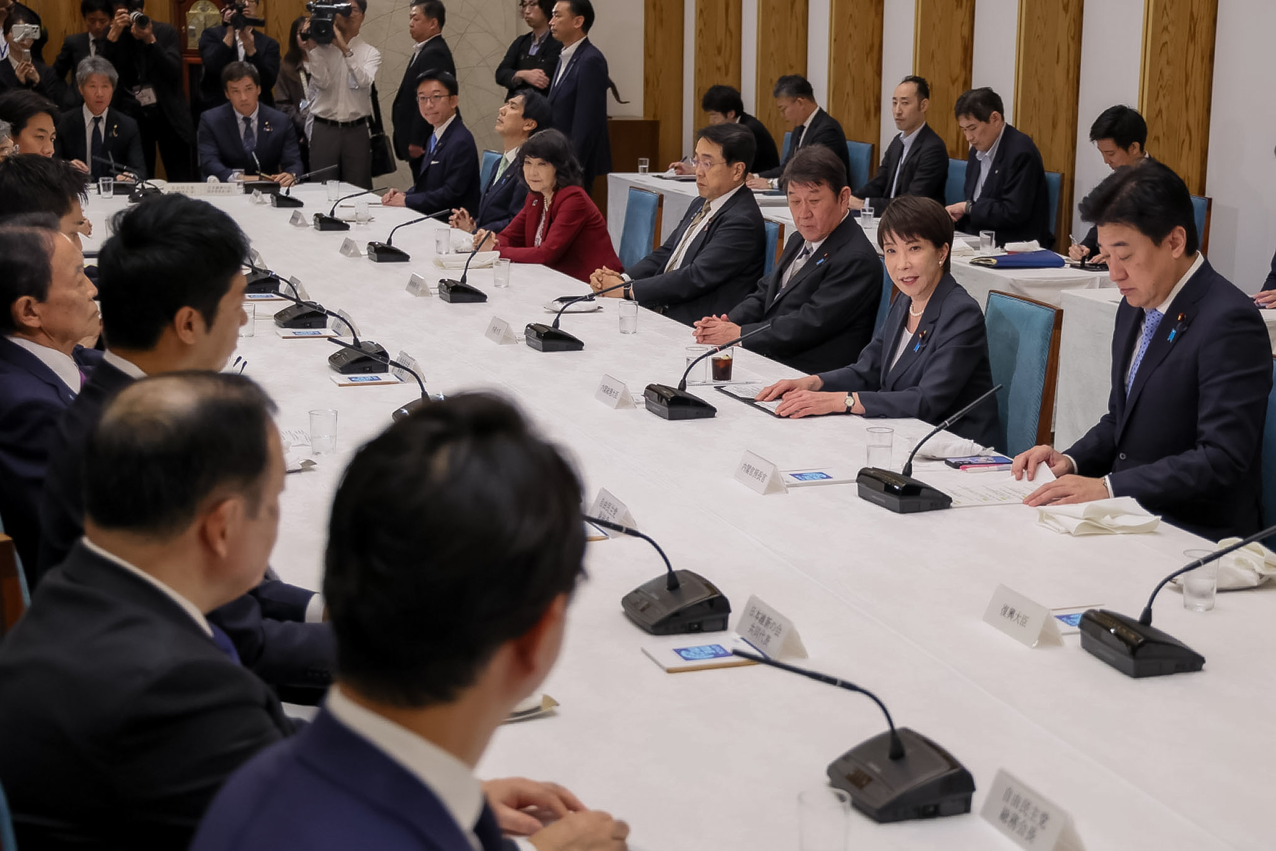 Prime Minister Takaichi delivering an address (2)