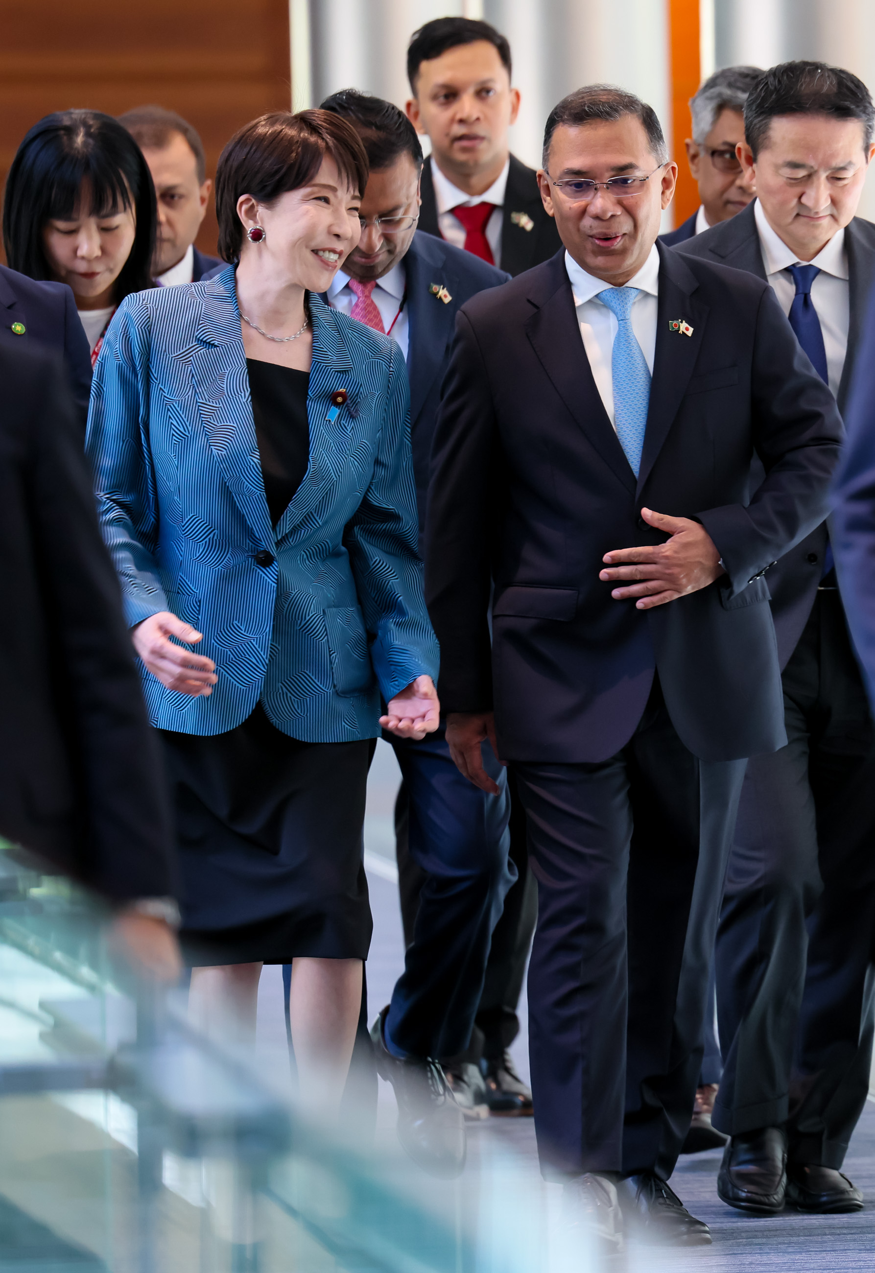 The two leaders attending the summit meeting (2)