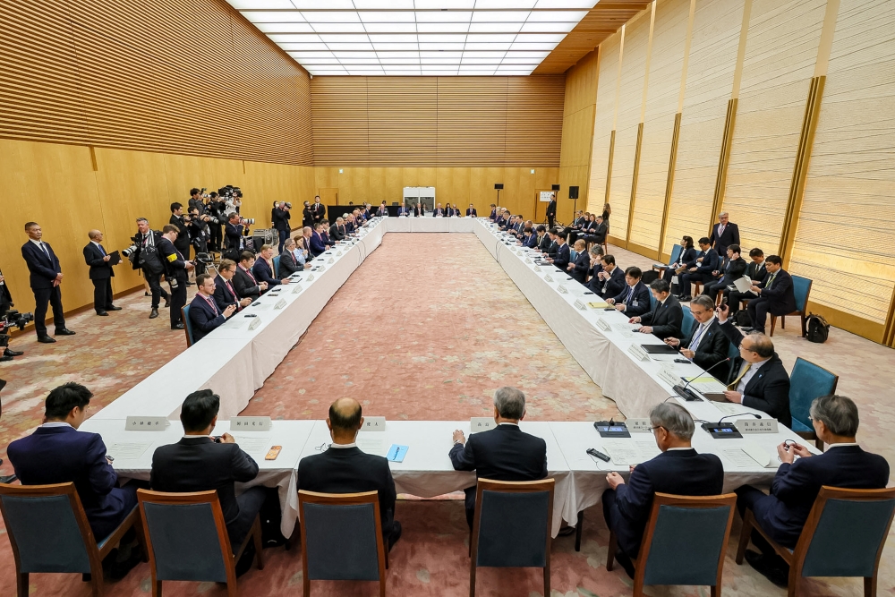 Prime Minister Takaichi receiving a courtesy call (4)
