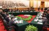 Photograph of the Prime Minister attending the Japan-China-ROK Trilateral Summit Meeting (1)