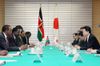 Photograph of the Japan-Kenya Summit Meeting