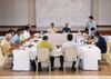 Photograph of the Prime Minister meeting with the heads of municipalities in Northern Okinawa 1