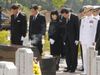 Photograph of the Prime Minister paying a visit to the tombs of the victims of the sinking of the ROK Naval patrol vessel