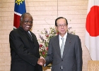 Photograph of the Japan-Namibia Summit Meeting