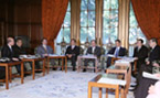 Photograph of the Ministerial Meeting Concerning Measures Against Crime