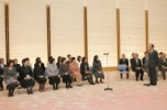 Photograph of the Prime Minister meeting with the nationwide plaintiffs group in lawsuits related to hepatitis contraction through blood products