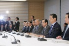 Photograph of the meeting of the Ministerial Meeting on the Pension Record Problem