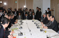Photograph of the meeting of the Council on the Global Warming Issue