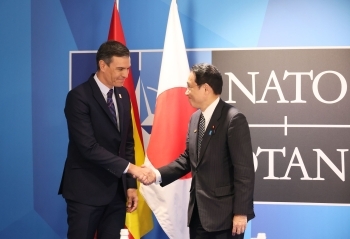 Prime Minister holding a meeting with Spanish President Sánchez
