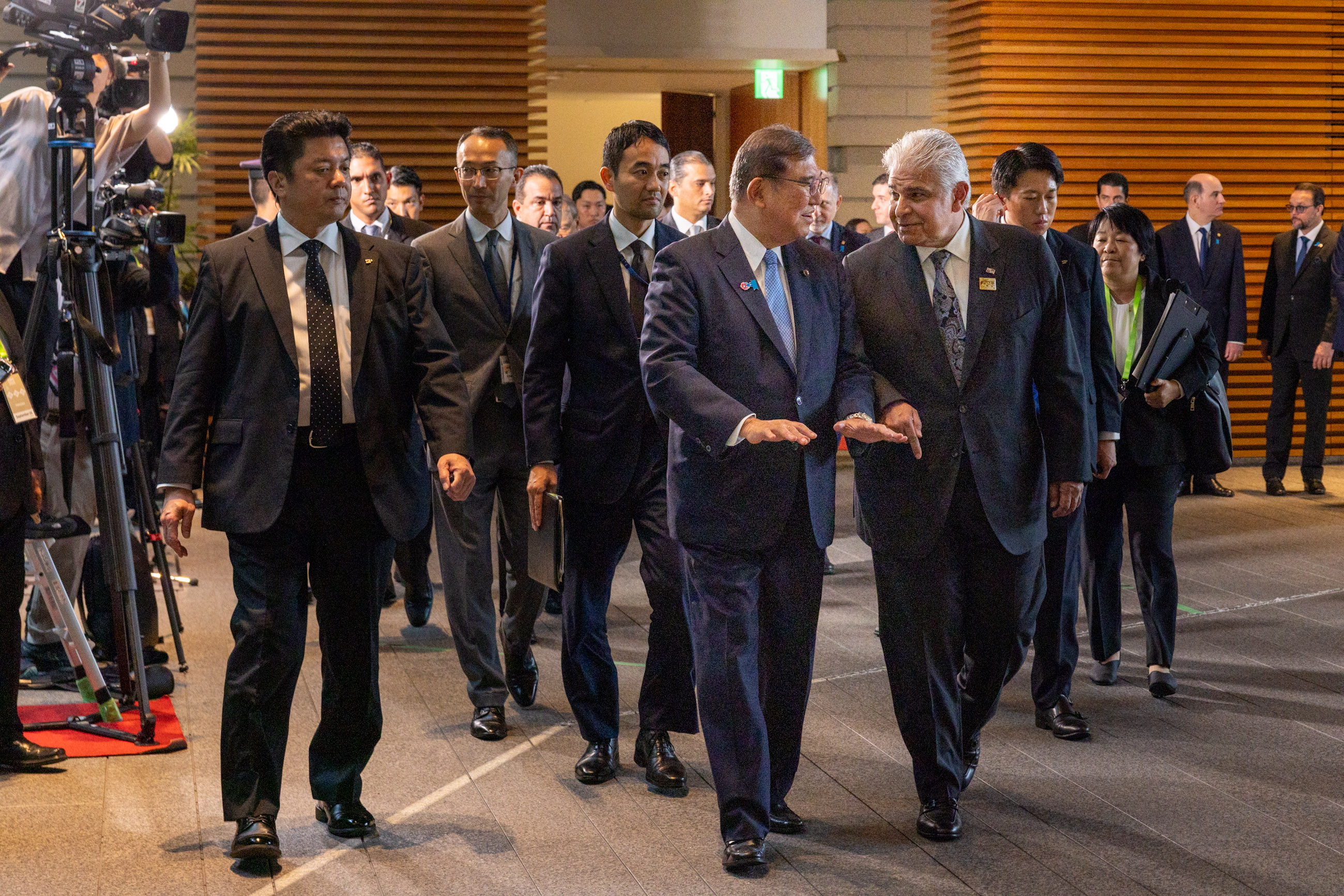 The two leaders ahead of the summit meeting