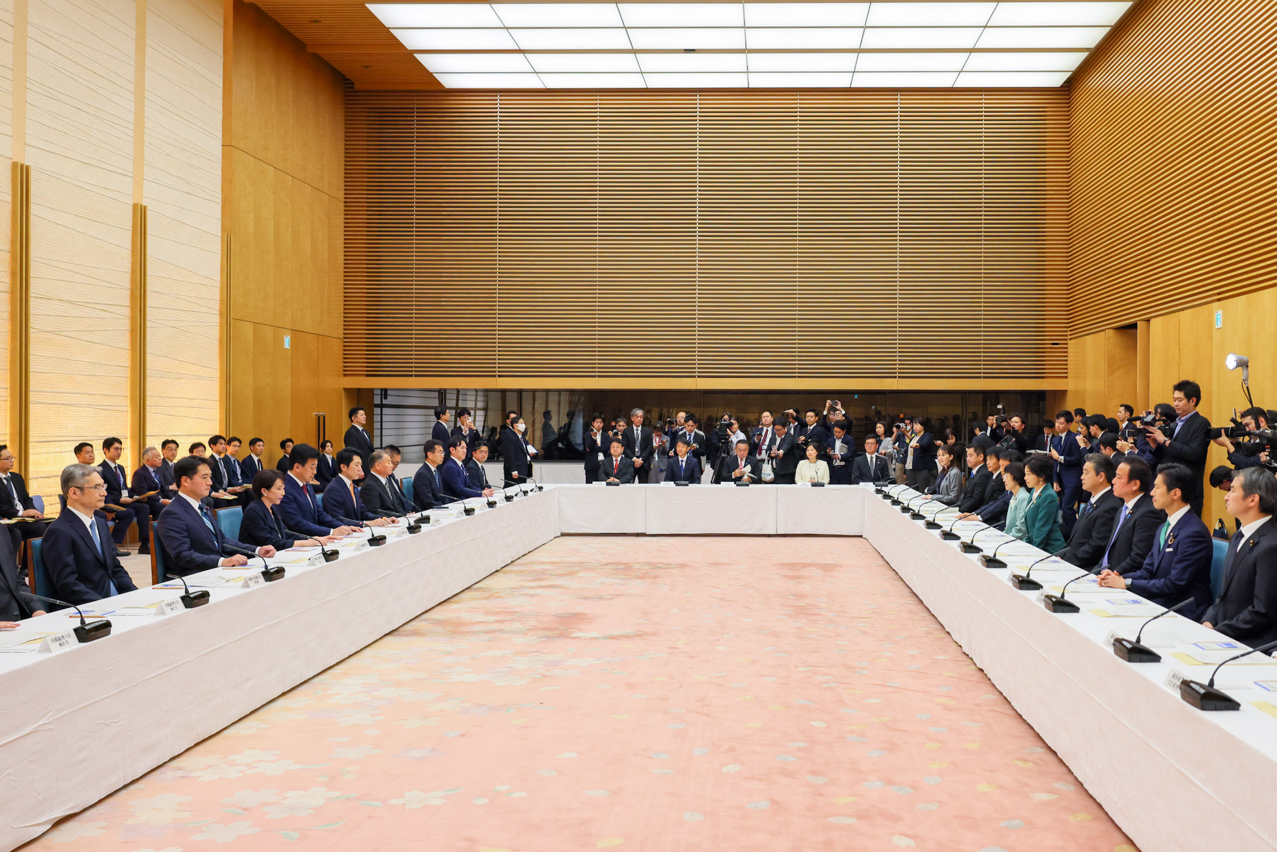 Prime Minister Takaichi delivering an address (3)