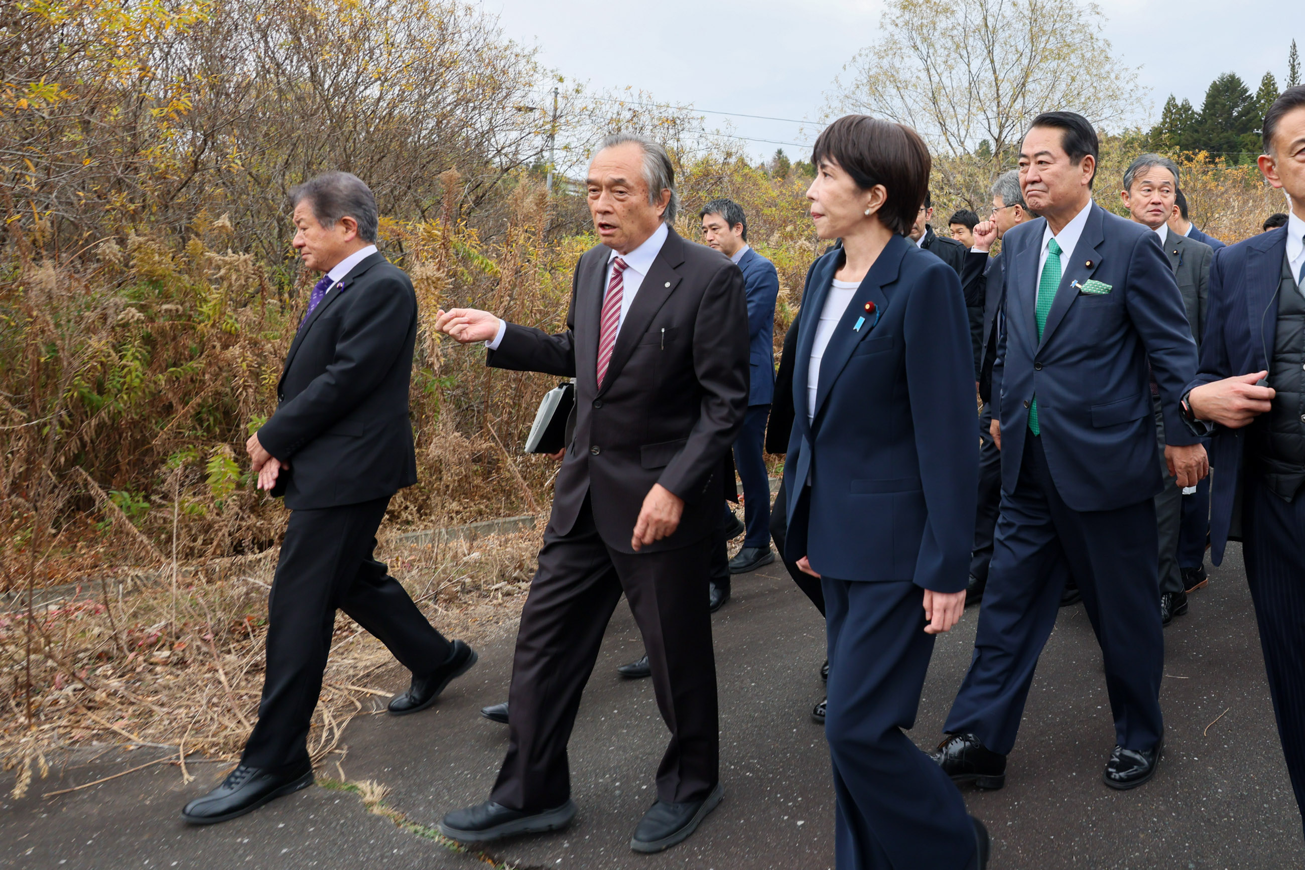 Prime Minister Takaichi visiting the Difficult-to-Return Zones in Futaba Town (1)