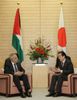 Photograph of Prime Minister Kan holding talks with Prime Minister Fayyad of the Palestinian Authority