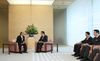 Photograph of the Prime Minister holding talks with Governor Nakaima of Okinawa Prefecture 3