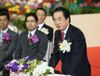 Photograph of the Prime Minister delivering an address at the opening ceremony of the Japan Grand Prix International Orchid Festival 2011 1