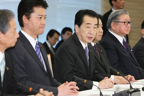 Photograph of the Prime Minister delivering an address at the Ministerial Meeting for the Free Trade Area of the Asia-Pacific (FTAAP) and Economic Partnership Agreements (EPAs) 2