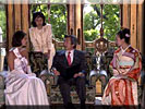 Cherry Blossom Queens Pay Courtesy Call on Prime Minister