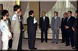 Japanese Team of International Peace Cooperation Reports to Prime Minister After Returning to Japan From East Timor