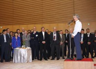 Photograph of the welcome reception hosted by Prime Minister for the World Economic Forum on East Asia