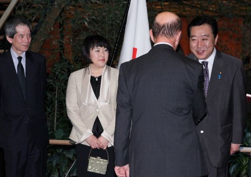 Photograph of a reception hosted by Prime Minister and Mrs. Noda 1