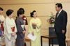 Photograph of the Prime Minister meeting with proprietresses of Japanese inns in six prefectures in Tohoku 1