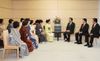 Photograph of the Prime Minister meeting with proprietresses of Japanese inns in six prefectures in Tohoku 2