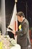 Photograph of the Prime Minister delivering a memorial address at the Memorial Service (Photo: Japan Firefighters Association) 2