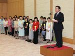 Photograph of the Prime Minister delivering an address at the meeting on gender equality 1