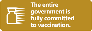 All-out manner to expedite vaccinations